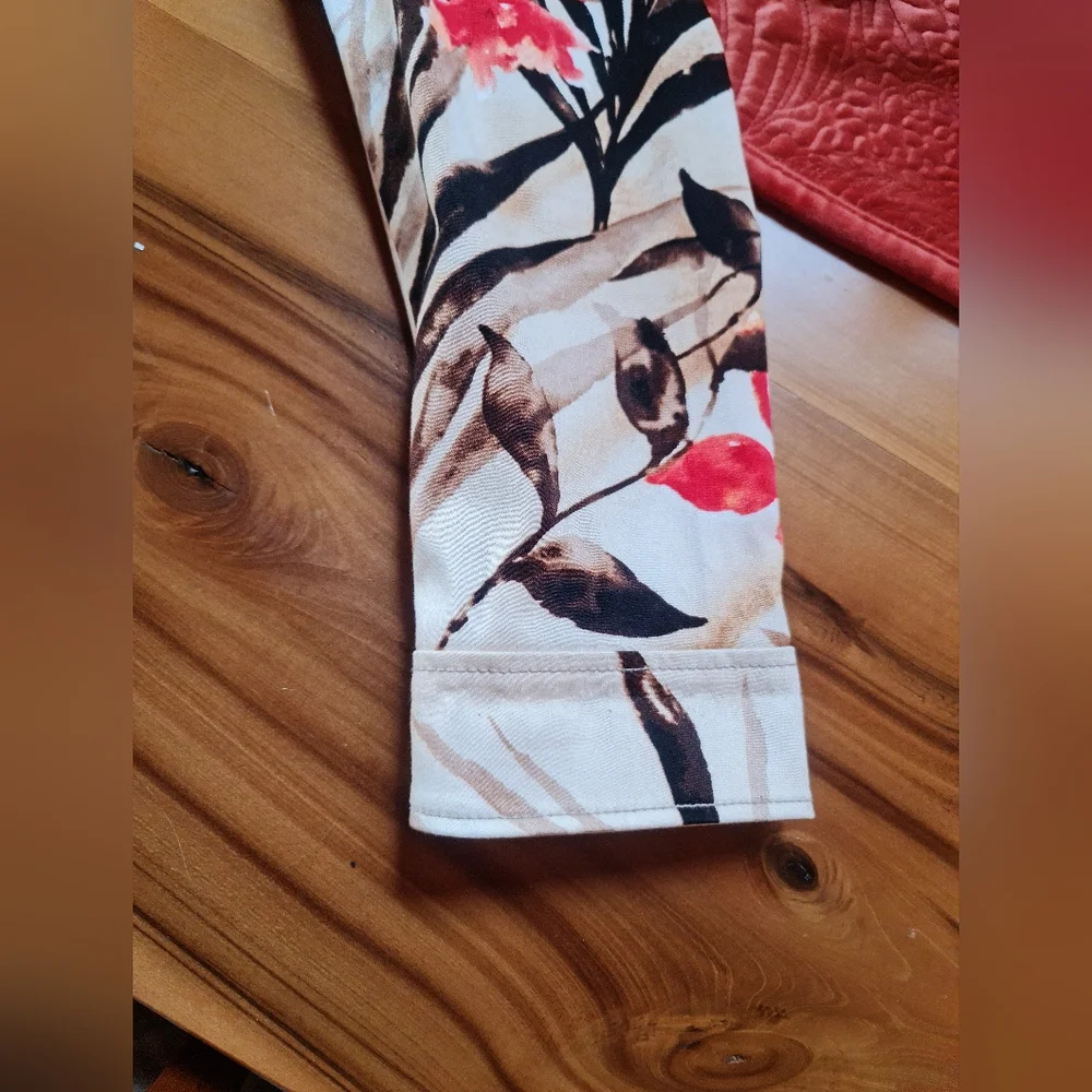 Floral Women's Jacket - Picture 6 of 7